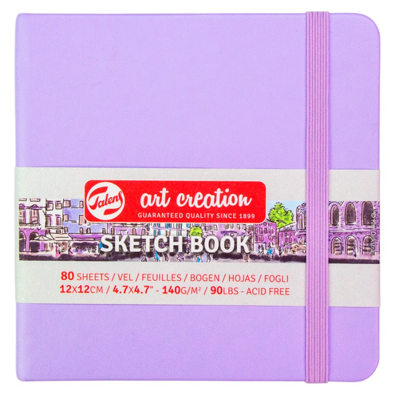 Sketchbook "Royal Talens Art Creation" 12x12/80 sheets. /012/ 140g/m2, Pastel Violet (1/60)