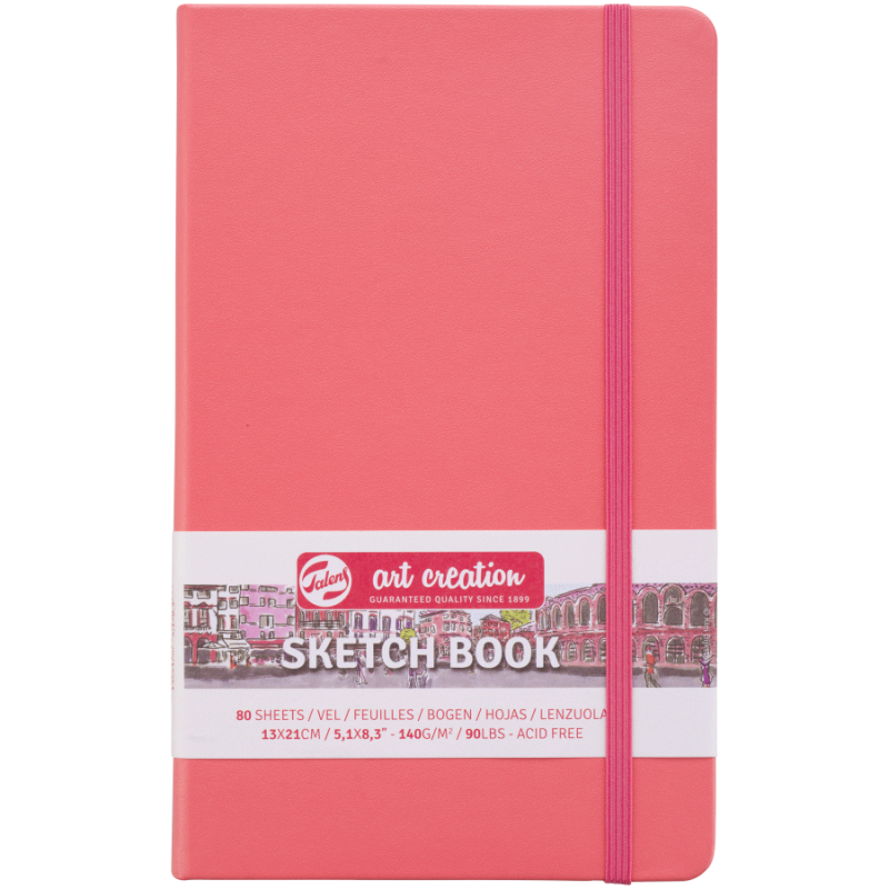 Sketchbook "Royal Talens Art Creation" A5/80 sheets. /835/ 140g/m2, Coral (1/60)