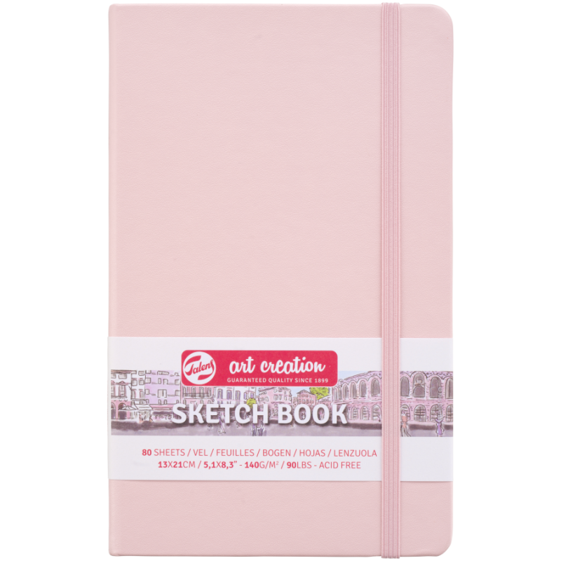 Sketchbook "Royal Talens Art Creation" A5/80 sheets. /646/ 140g/m2, Pastel Pink (1/60)