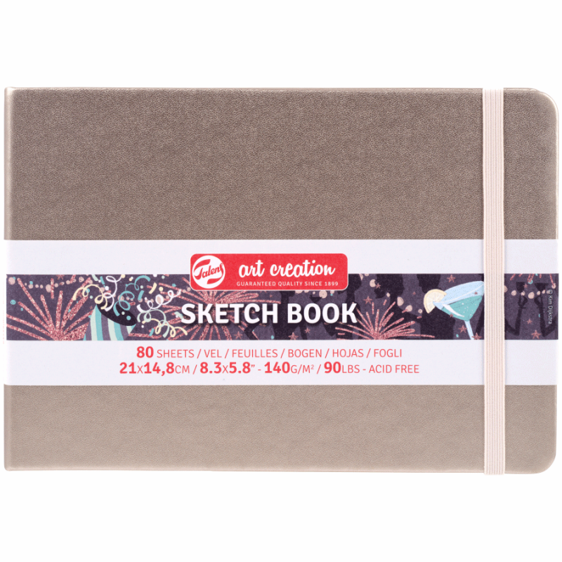 Sketchbook "Royal Talens Art Creation" A5/80 sheets. /071/ 140g/m2, Pink Champagne (1/60)