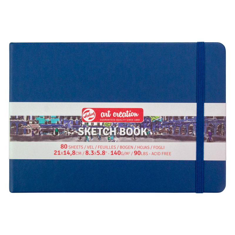 Sketchbook "Royal Talens Art Creation" A5/80 sheets. /074/ 140g/m2, Navy Blue (1/60)