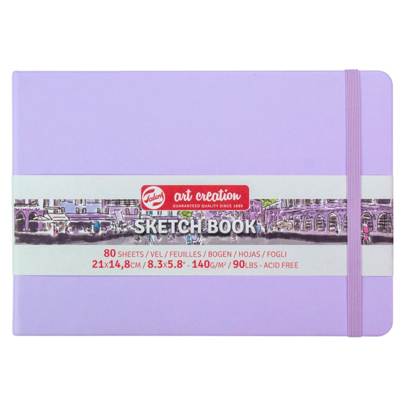 Sketchbook "Royal Talens Art Creation" A5/80 sheets. /029/ 140g/m2, Pastel Violet (1/60)