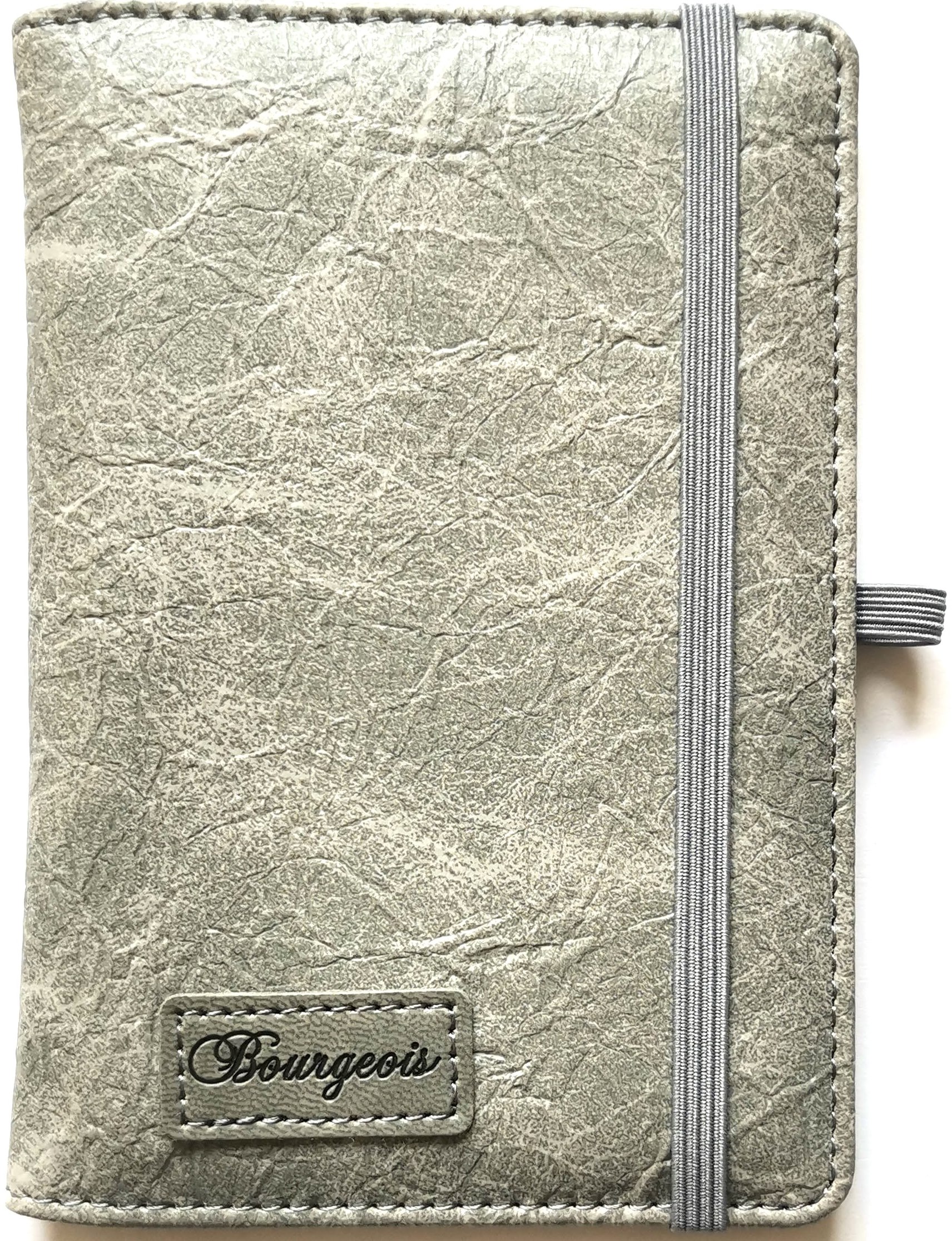 Блокнот на гумці "Bourgeois" А6/160 шкірзам Тв.обкл. /N9743/ вн.бл.70г, # (1/60)