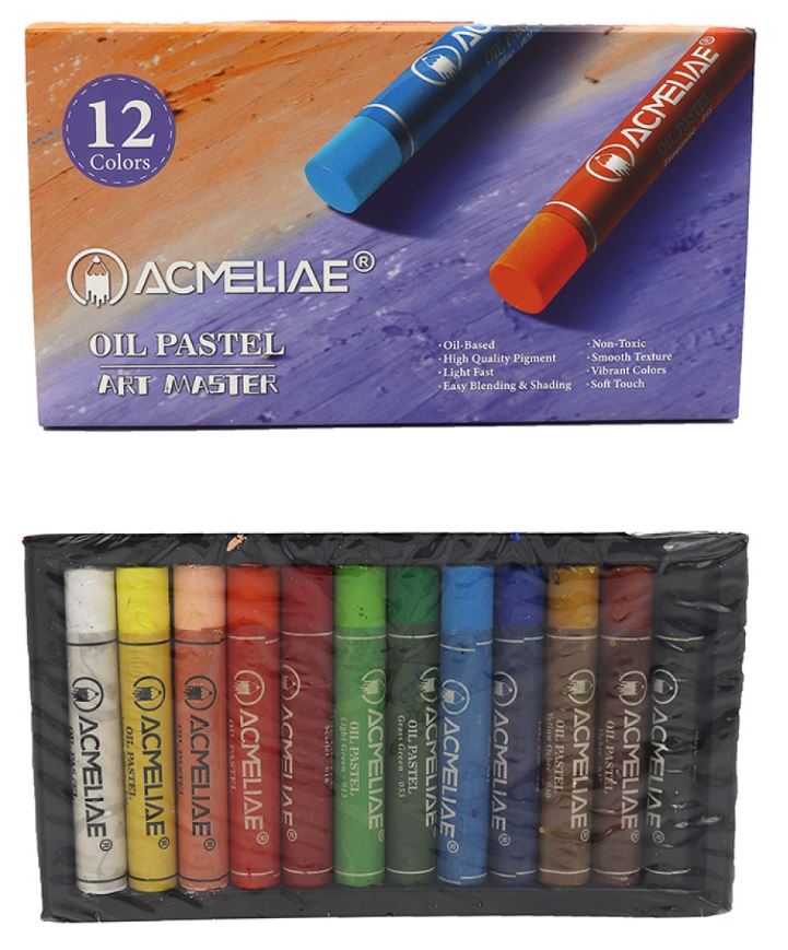 Пастель масляна "Acmeliae" /OPC-12/ 12кол. (1/10)