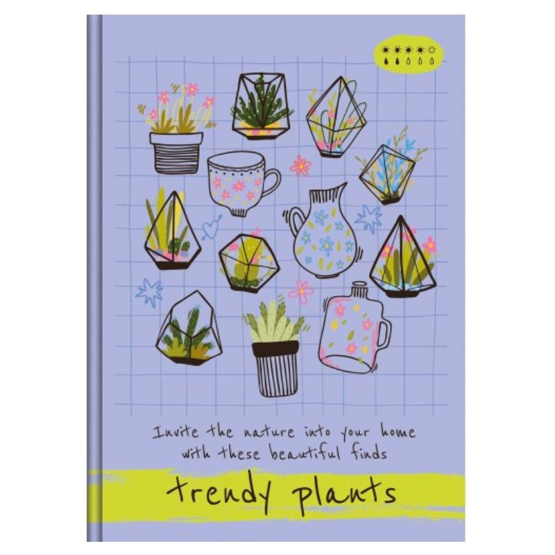 Блокнот А5/176арк "Рюкзачок" /ТП-2/ "TRENDY PLANTS" # тв/лам. обкл., 60г/м2, мікс (1/12)