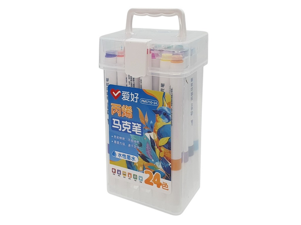 Set of markers 24 pcs. "AIHAO" /PM5710-24/ Acrylic DIY (1/4/48)
