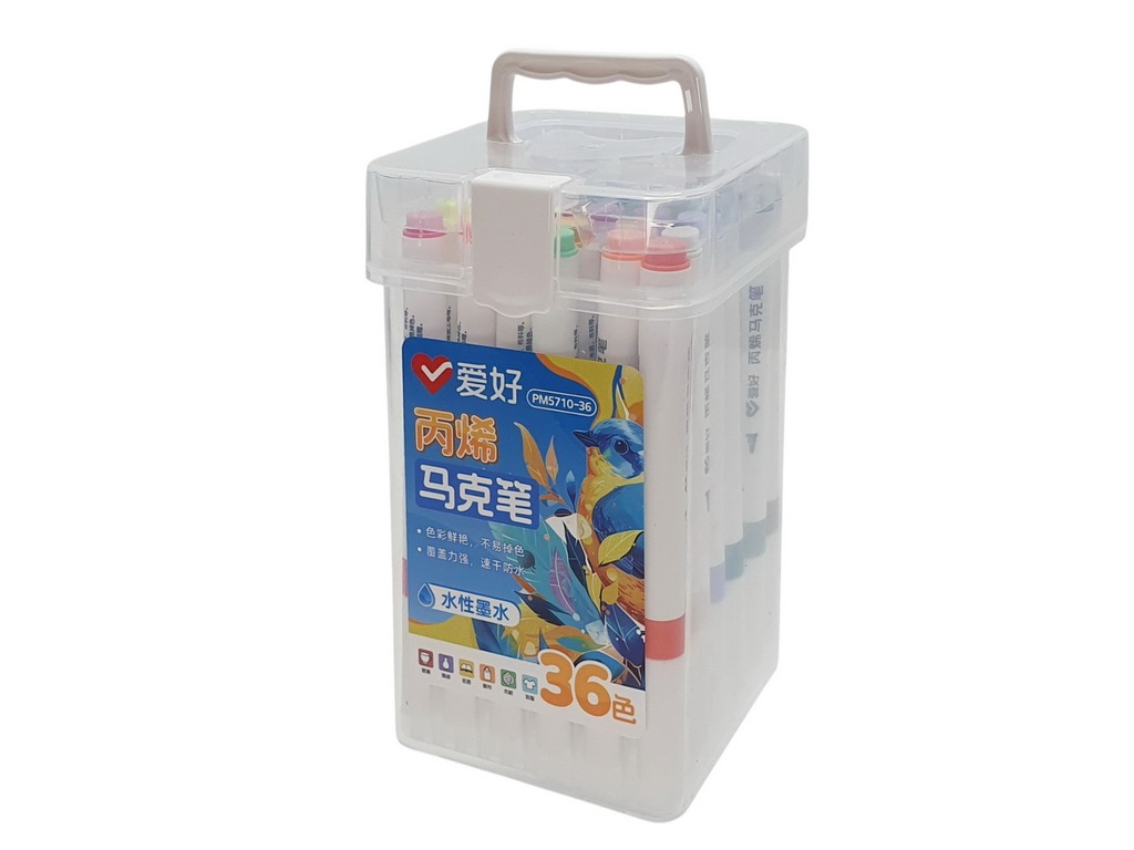 Set of markers 36 pcs. "AIHAO" /PM5710-36/ Acrylic DIY (1/4/32)