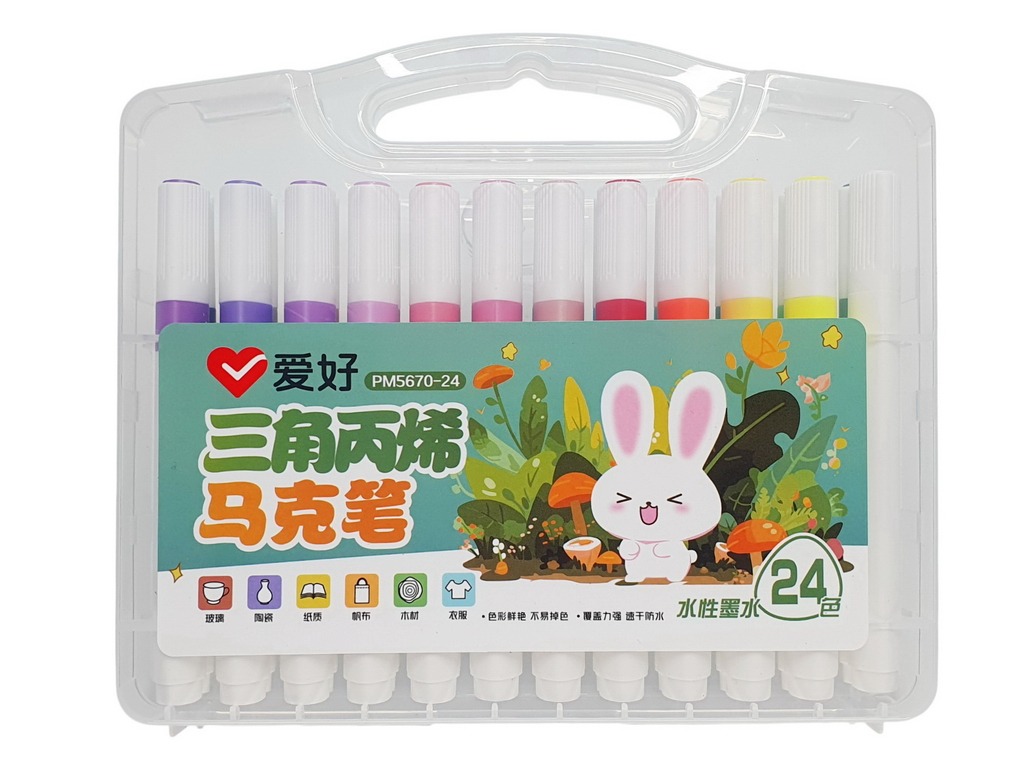 Set of markers 24 pcs. "AIHAO" /PM5670-24/ acrylic DIY (1/10/60)