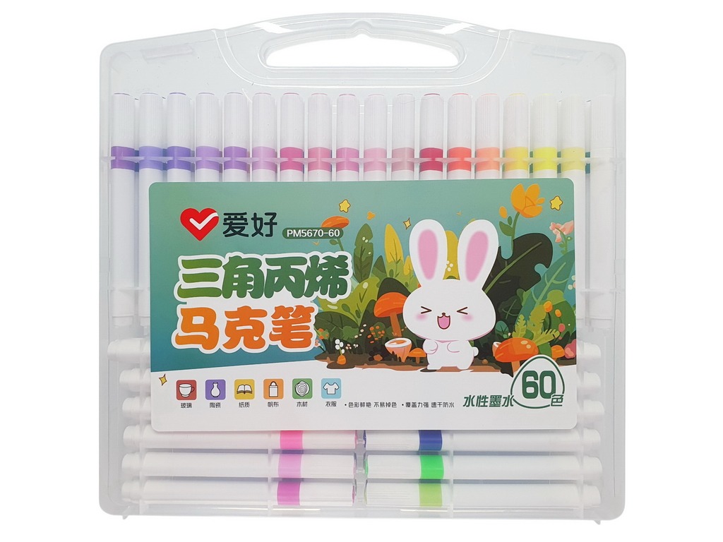 Set of markers 60 pcs. "AIHAO" /PM5670-60/ Acrylic DIY (1/6/24)