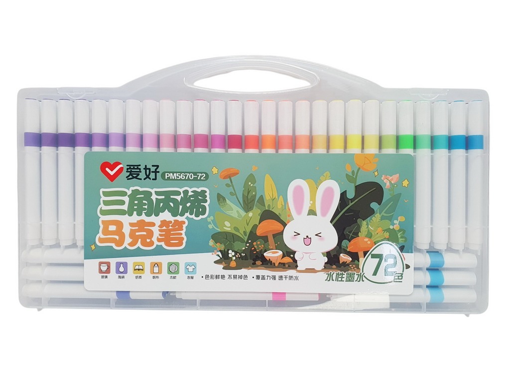 Set of markers 72 pcs. "AIHAO" /PM5670-72/ Acrylic DIY (1/10/20)