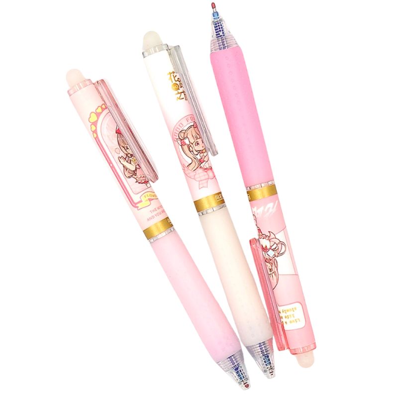 Automatic pen "Write-erase" "AODEMEI" /33231/ "Girl" 0.5mm, blue (12/144)