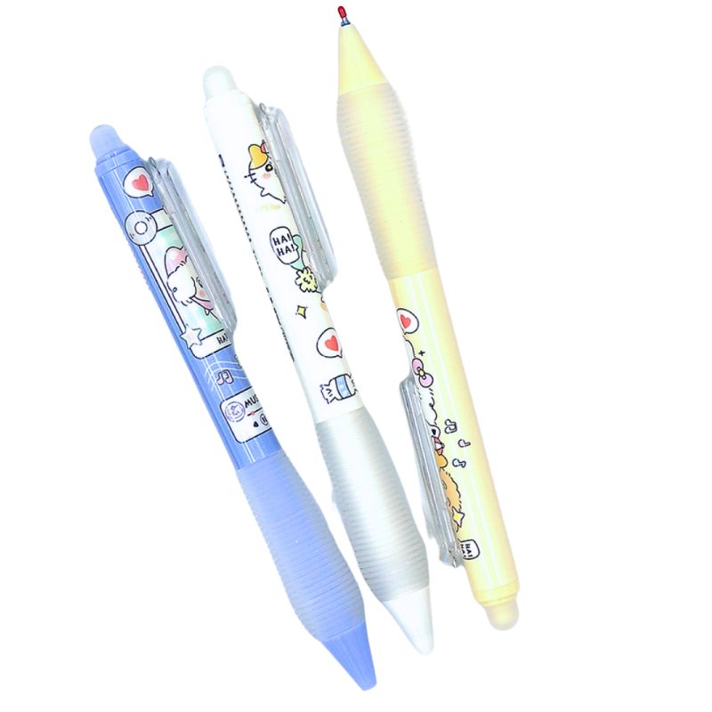 Automatic pen "Write-erase" "AODEMEI" /33241/ "Happy day" 0.5mm, blue (12/144)