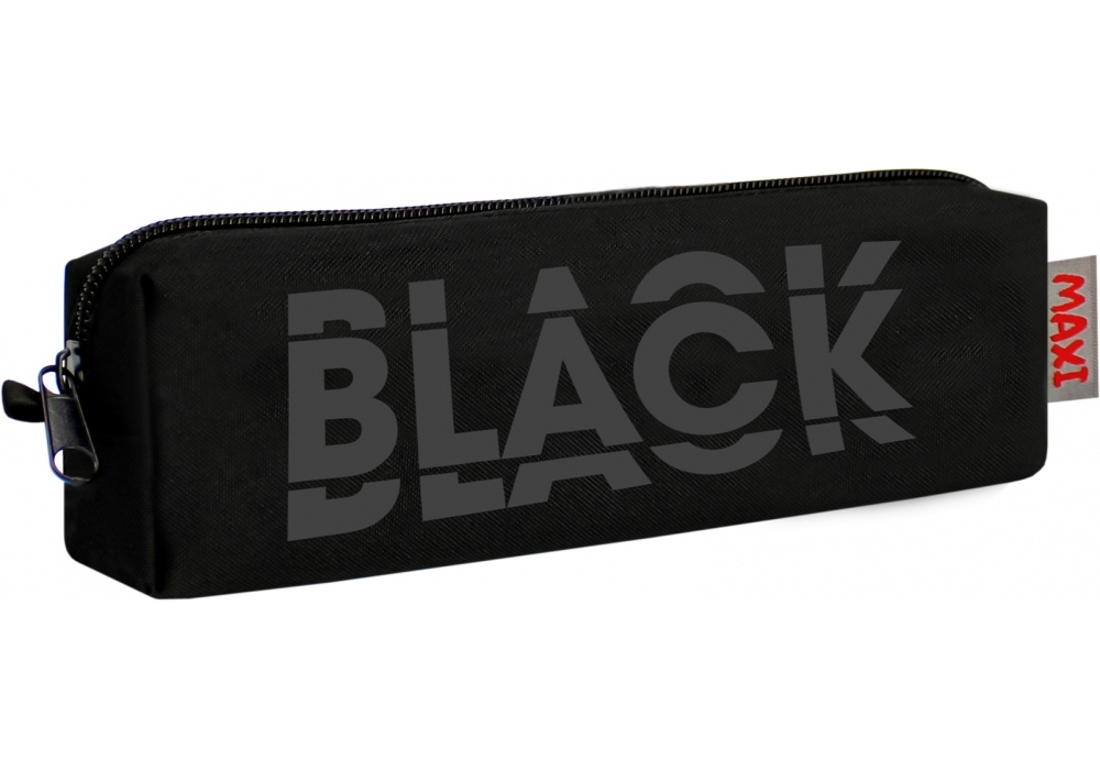 Pencil case "MAXI" /87409/ 1 compartment. 20.5*6*3.5cm, black (1/20)