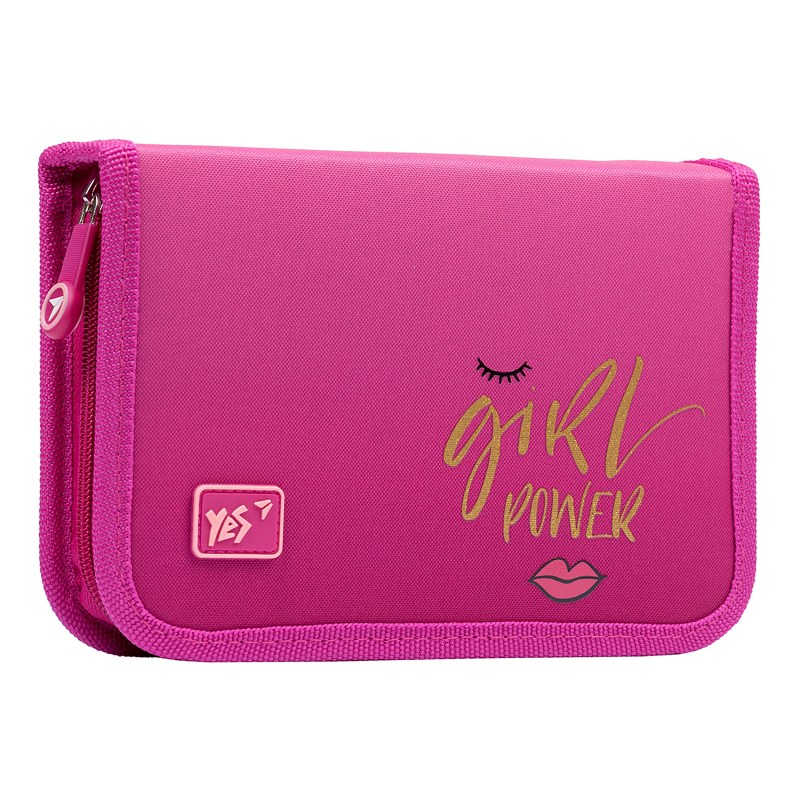 TV case "YES" /533056/ 1 dept., 1 dept. HP-03 "GRL PWR", pink (1/40)