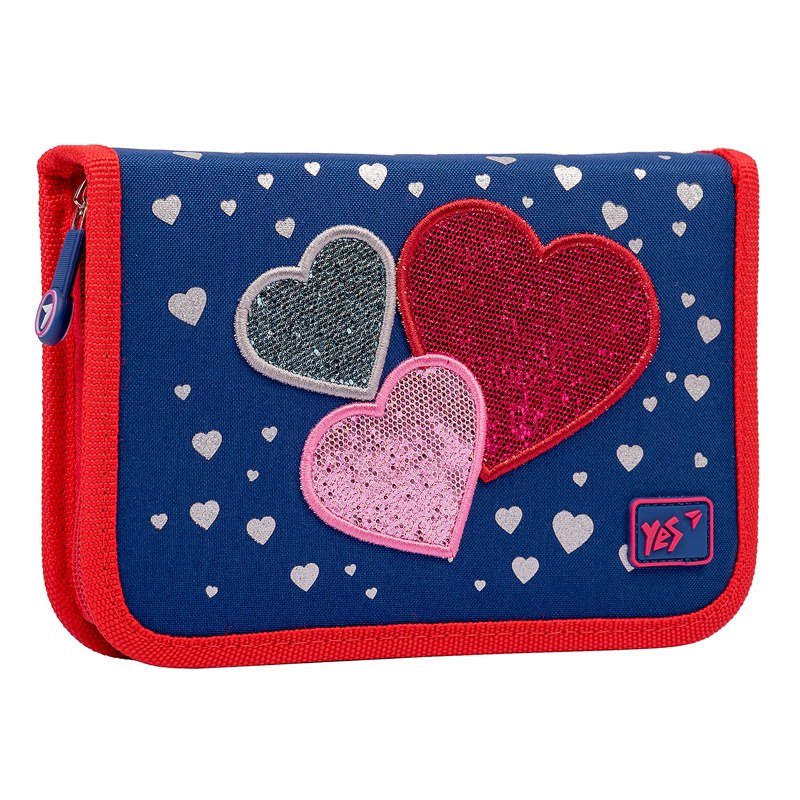 TV case "YES" /533077/ 1 dept. HP-02 "Heart beat", blue (1/40)