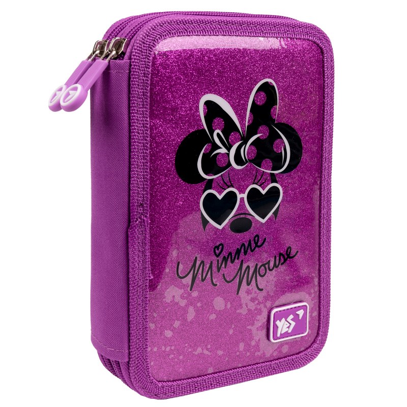 Pencil case hard "YES" /533102/ 2 department. HP-01 Minnie Mouse (1/48)