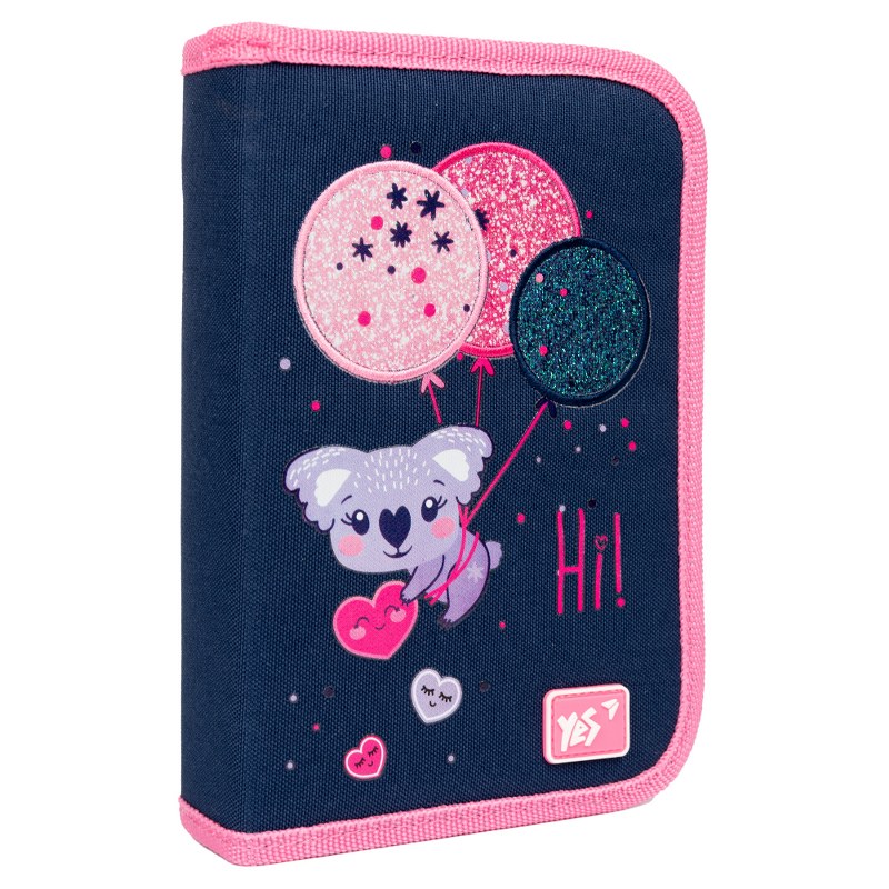 Pencil case solid "YES" /533121/ 1 compartment. 2 branches HP-04 Hi, koala! (1/48)