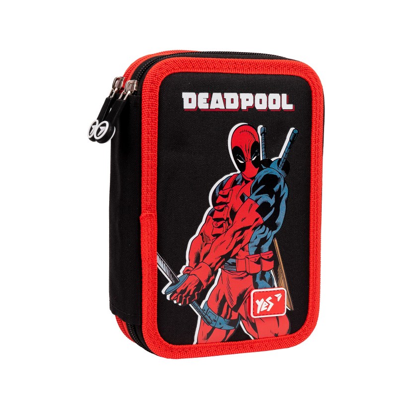 Pencil case solid "YES" /533128/ 2 section. HP-01 Marvel Deadpool (1/48)