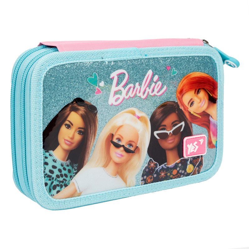 Pencil case solid "YES" /533345/ 2 section. HP-01 Barbie (1/48)