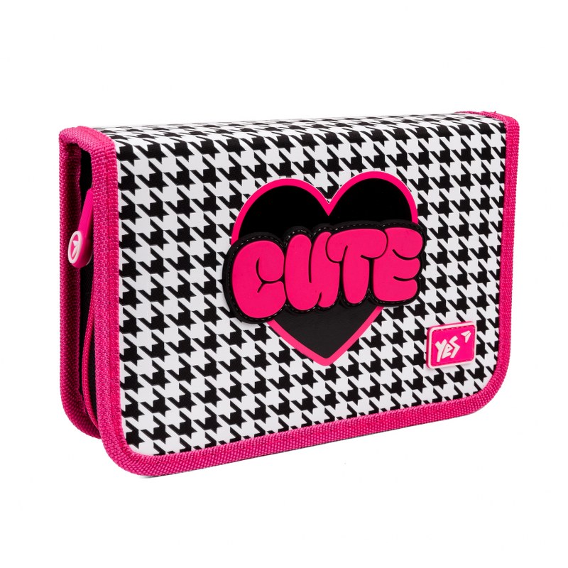 Pencil case solid "YES" /533560/ 1 compartment. without valve HP-02 Cute (1/48)
