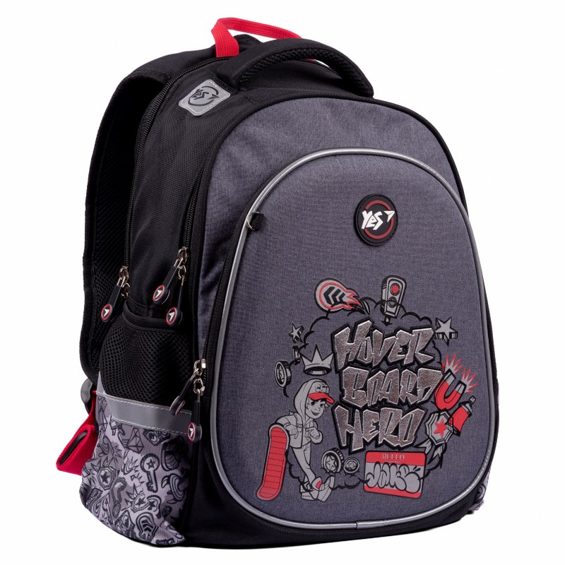 Frame backpack "Yes" /551613/ S-74 "SubSurf. Black and White", black (1/14)
