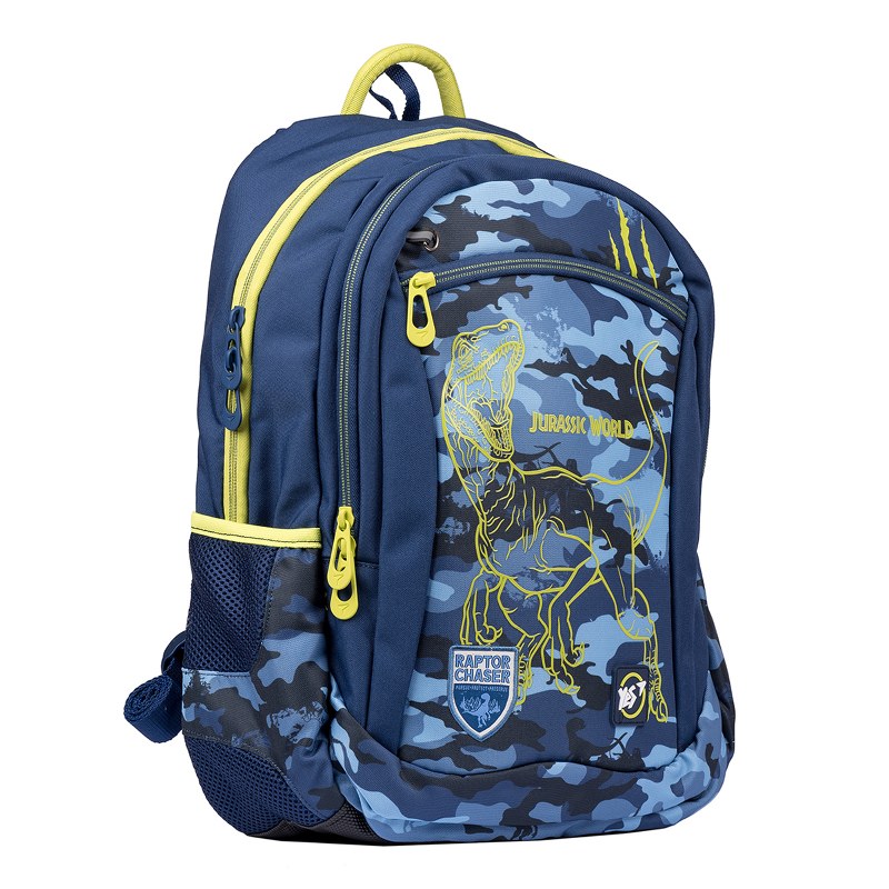 Backpack "YES" /552513/ T-121 "Military Dino", blue (1/12)