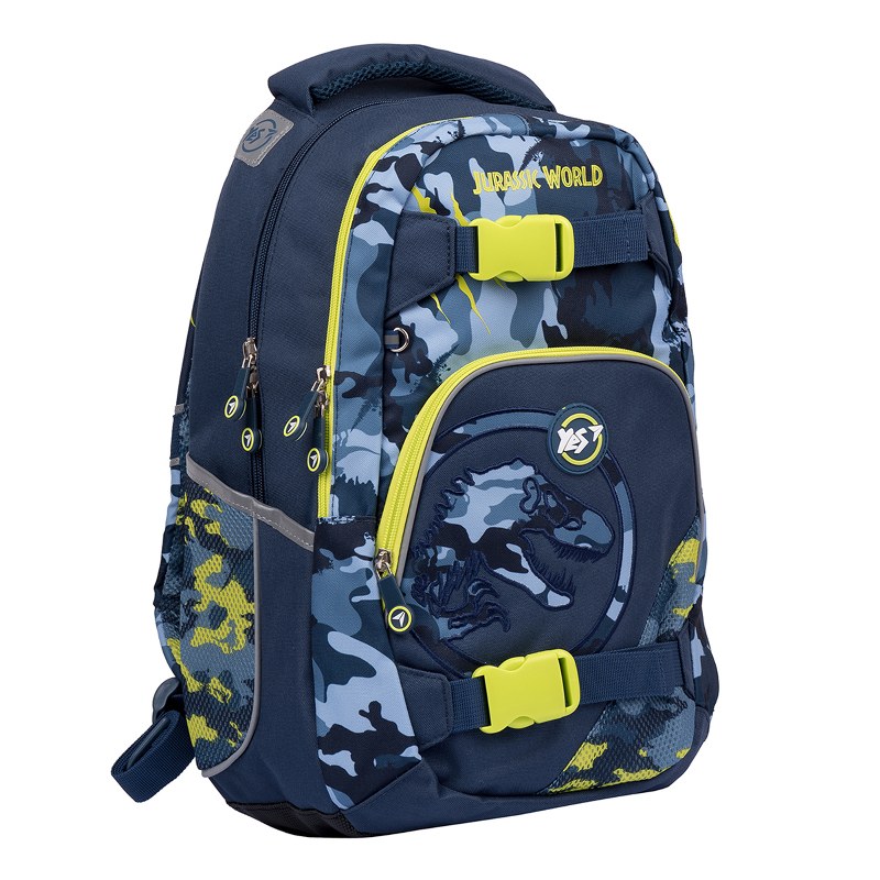 Backpack "YES" /554692/ T-110 "Military Dino", blue (1/10)