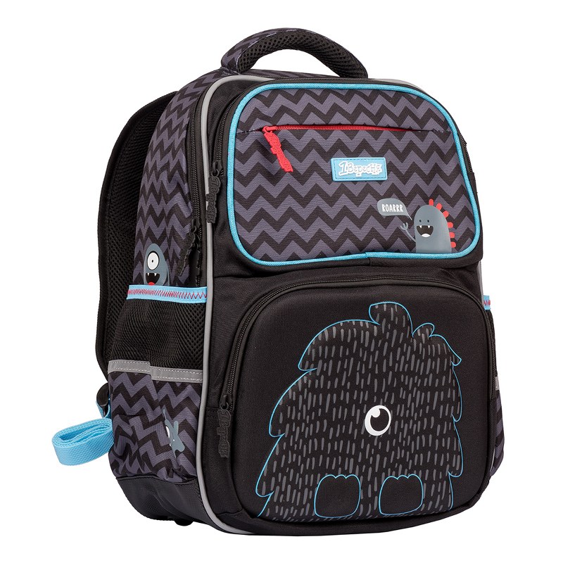 Backpack "1B" /555489/ S-105 "Roarr", black (1/4)