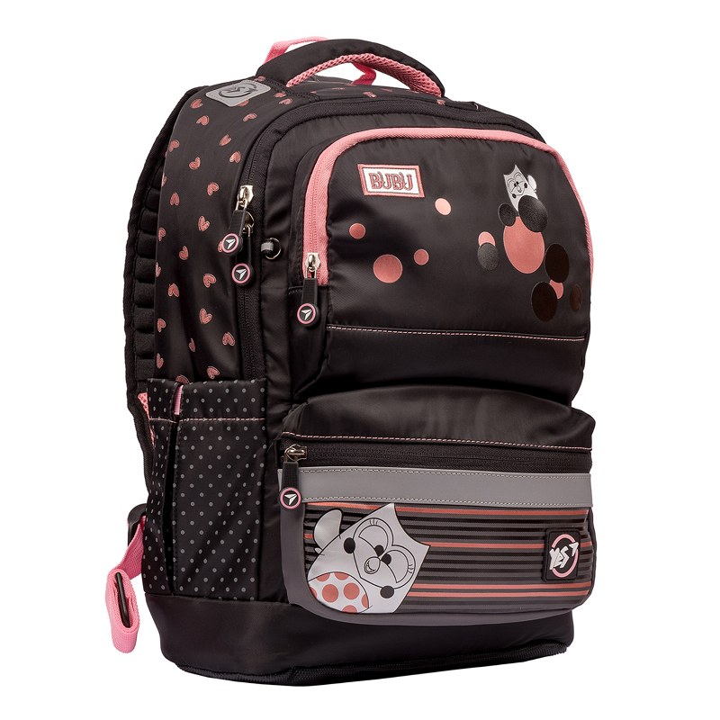 Backpack "YES" /558217/ S-30 Juno XS "Bubu", black (1/4)