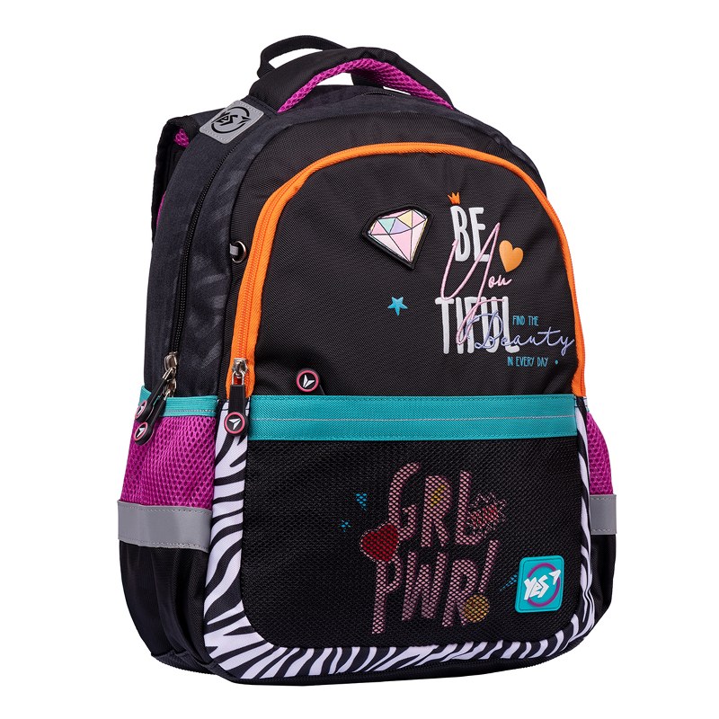 Backpack "YES" /558316/ S-53 "Beatiful", black (1/15)