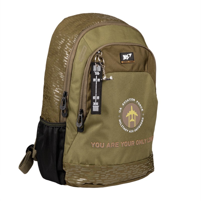 Backpack "YES" /559632/ T-69 Military Plane (1/10)